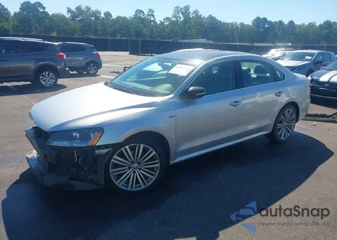 2015 Volkswagen Passat 1.8T Sport from USA, damaged, VIN 1VWBT7A38FC043569